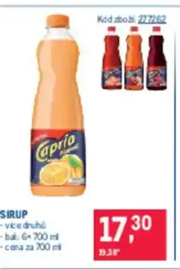 Makro SIRUP nabídka