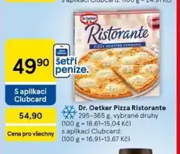 Tesco Dr. oetker pizza ristorante nabídka