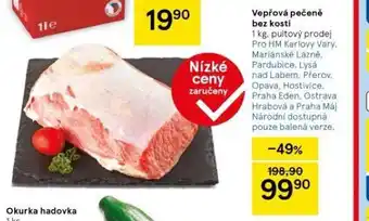 Tesco Vepřová pečeně bez kosti nabídka