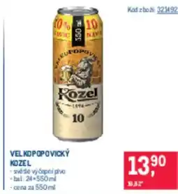 Makro Velkopopovický kozel nabídka