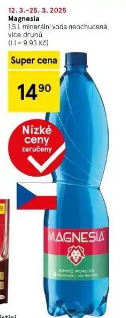 Tesco Magnesia nabídka