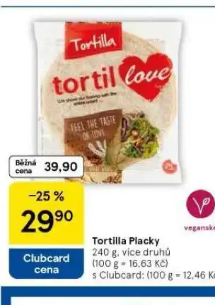 Tesco Tortilla placky nabídka