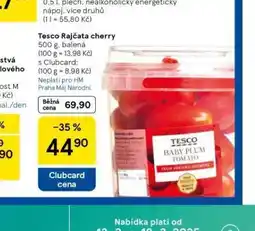 Tesco Rajčata cherry nabídka