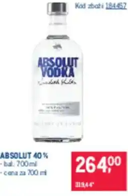 Makro ABSOLUT 40% nabídka