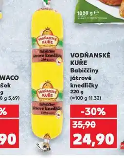 Kaufland Babiččiny játrové knedlíčky nabídka