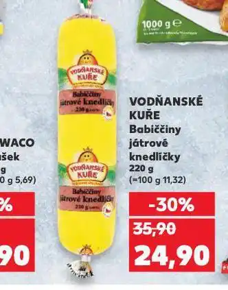 Kaufland Babiččiny játrové knedlíčky nabídka