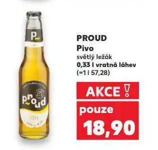 Kaufland Pivo proud nabídka