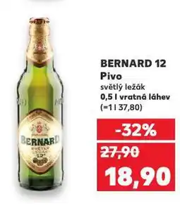 Kaufland Pivo bernard nabídka