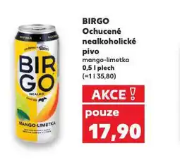 Kaufland Birgo nealkoholické pivo nabídka