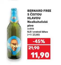 Kaufland Pivo bernard s čistou hlavou nabídka