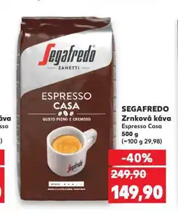 Kaufland Káva segafredo nabídka