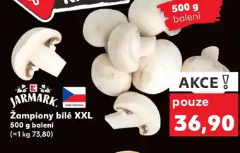 Kaufland Žampiony bílé XXL nabídka