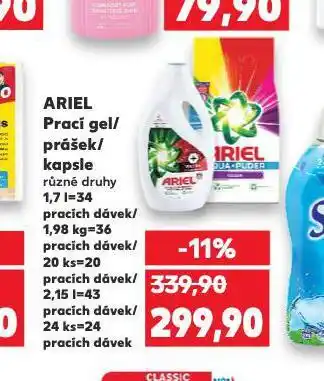 Kaufland Ariel prací prostředek nabídka