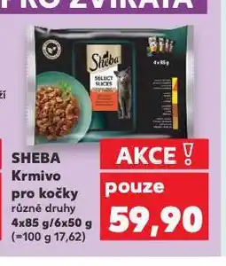 Kaufland Sheba kapsičky pro kočky nabídka