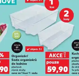 Kaufland Sada organizérů do lednice nabídka