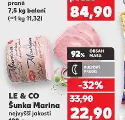 Kaufland Šunka marina nabídka