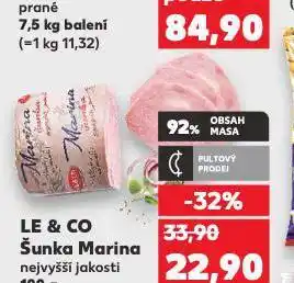 Kaufland Šunka marina nabídka