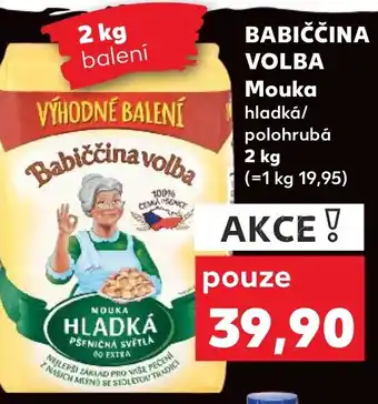 Kaufland BABIČČINA VOLBA Mouka nabídka