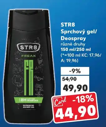 Kaufland STR8 Sprchový gel/ Deospray nabídka