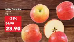 Kaufland Jablka Šampion nabídka