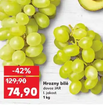 Kaufland Hrozny bílé nabídka