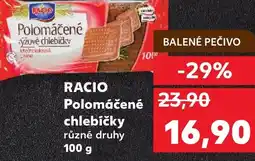 Kaufland RACIO Polomáčené chlebíčky nabídka