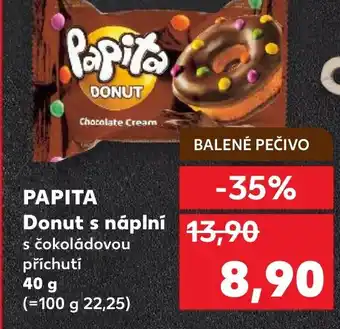 Kaufland PAPITA Donut s náplní nabídka