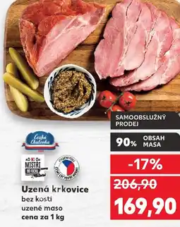 Kaufland Uzená krkovice nabídka