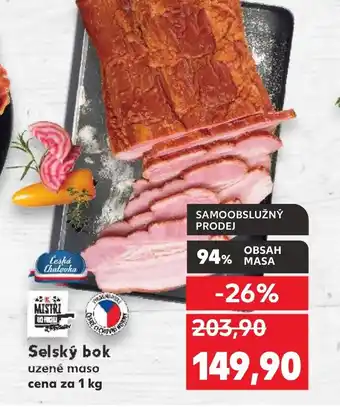 Kaufland Selský bok uzené maso nabídka