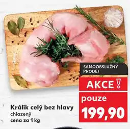 Kaufland Králik celý bez hlavy nabídka