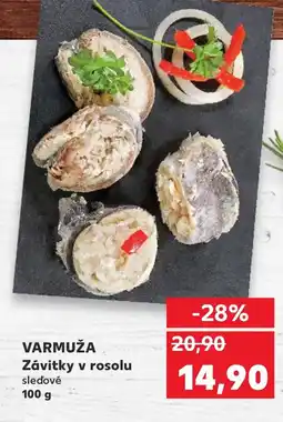 Kaufland VARMUŽA Závitky v rosolu nabídka