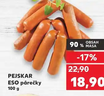 Kaufland PEJSKAR ESO párečky nabídka