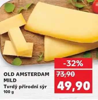 Kaufland OLD AMSTERDAM MILD Tvrdý přírodní sýr nabídka