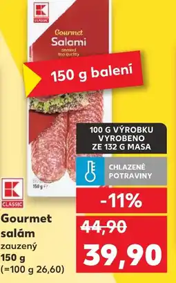 Kaufland Gourmet salám nabídka