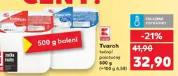 Kaufland Tvaroh tučný/ polotučný nabídka