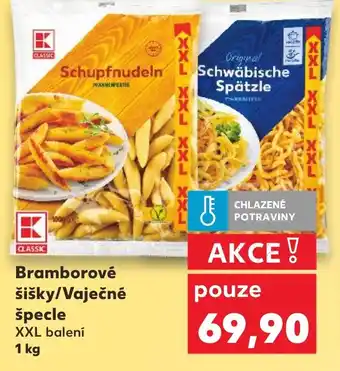 Kaufland Bramborové šišky/Vaječné špecle nabídka