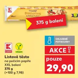 Kaufland Listové těsto nabídka