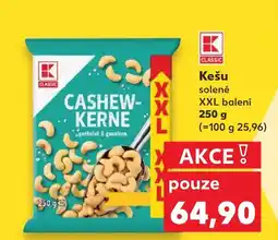 Kaufland Kešu solené nabídka