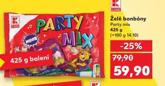 Kaufland Želé bonbóny Party mix nabídka