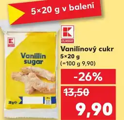 Kaufland Vanilínový cukr nabídka