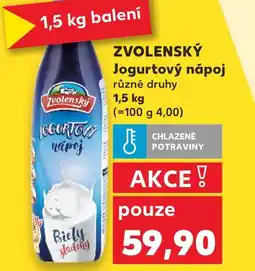 Kaufland ZVOLENSKÝ Jogurtový nápoj nabídka