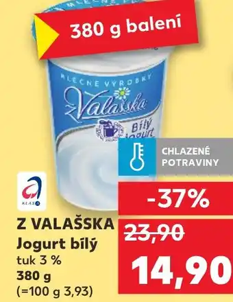 Kaufland Z VALAŠSKA Jogurt bílý nabídka