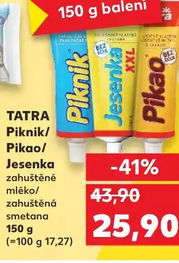 Kaufland TATRA Piknik/ Pikao/ Jesenka nabídka