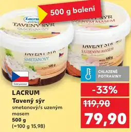 Kaufland LACRUM Tavený sýr nabídka