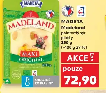 Kaufland MADETA Madeland polotvrdý sýr nabídka