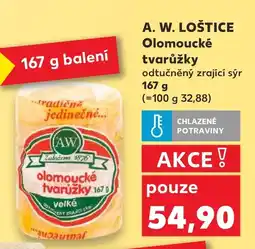 Kaufland A. W. LOŠTICE Olomoucké tvarůžky nabídka