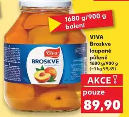 Kaufland VIVA Broskve loupané půlené nabídka