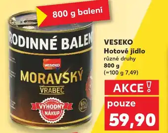 Kaufland VESEKO Hotové jídlo nabídka