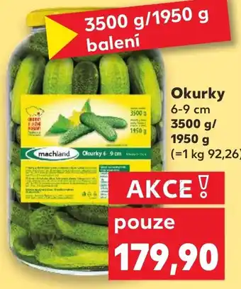 Kaufland Okurky 6-9 cm nabídka