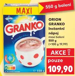 Kaufland ORION GRANKO Instantní nápoj maxi balení nabídka